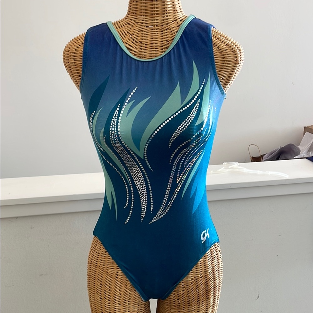 GK Blue and Green Leotard